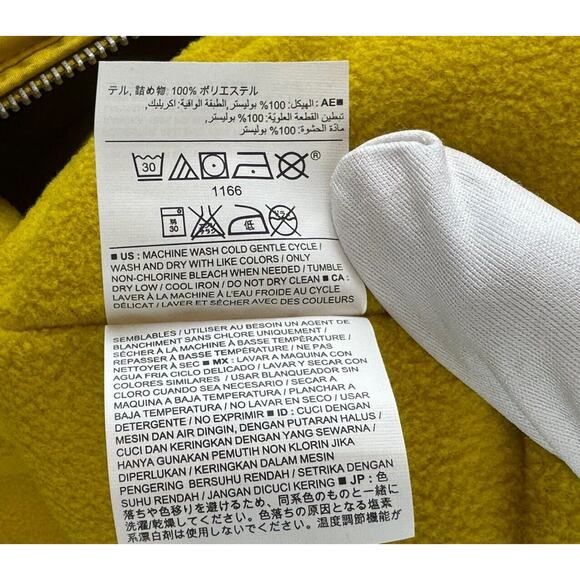 Old Navy Canvas Puffer Vest, Yellow M cold weather gorpcore 64-03 NWT - Picture 8 of 16